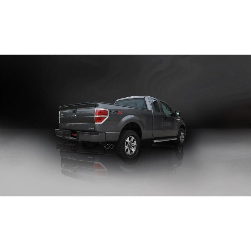 Corsa 2011-2014 Ford F-150 5.0L V8 Polished Sport Cat-Back Exhaust-SR1 Performance
