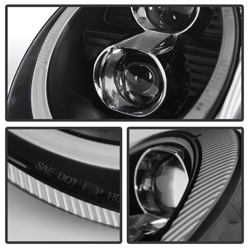 Spyder Porsche 911 05-09 Projector Headlights Xenon/HID Model- DRL LED Blk PRO-YD-P99705-HID-DRL-BK-SR1 Performance