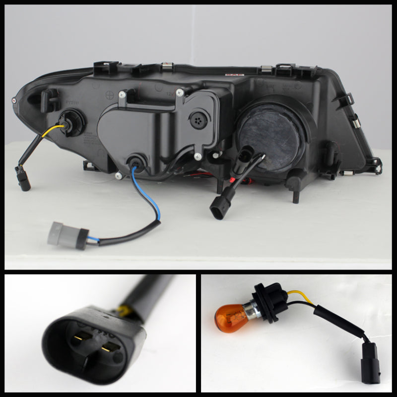 Spyder BMW E46 3-Series 04-06 2 DR Projector Halogen Model- LED Halo Blk PRO-YD-BMWE4604-2DR-HL-BK-SR1 Performance