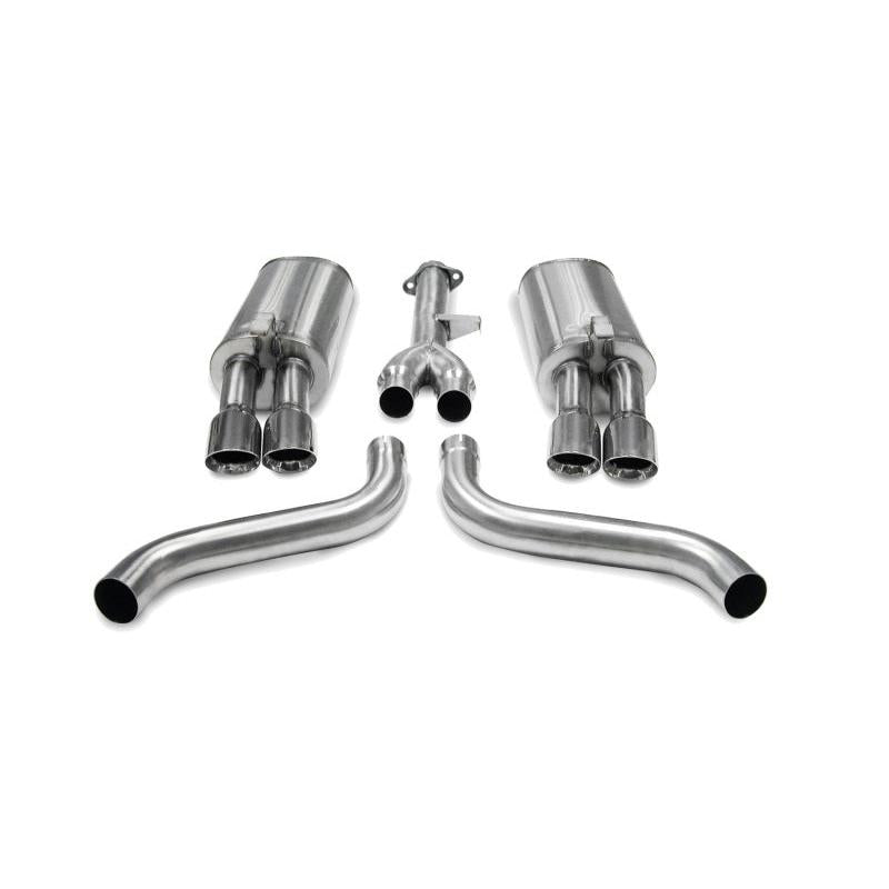 Corsa 1986-1991 Chevrolet Corvette C4 5.7L V8 L98 Polished Sport Cat-Back Exhaust-SR1 Performance