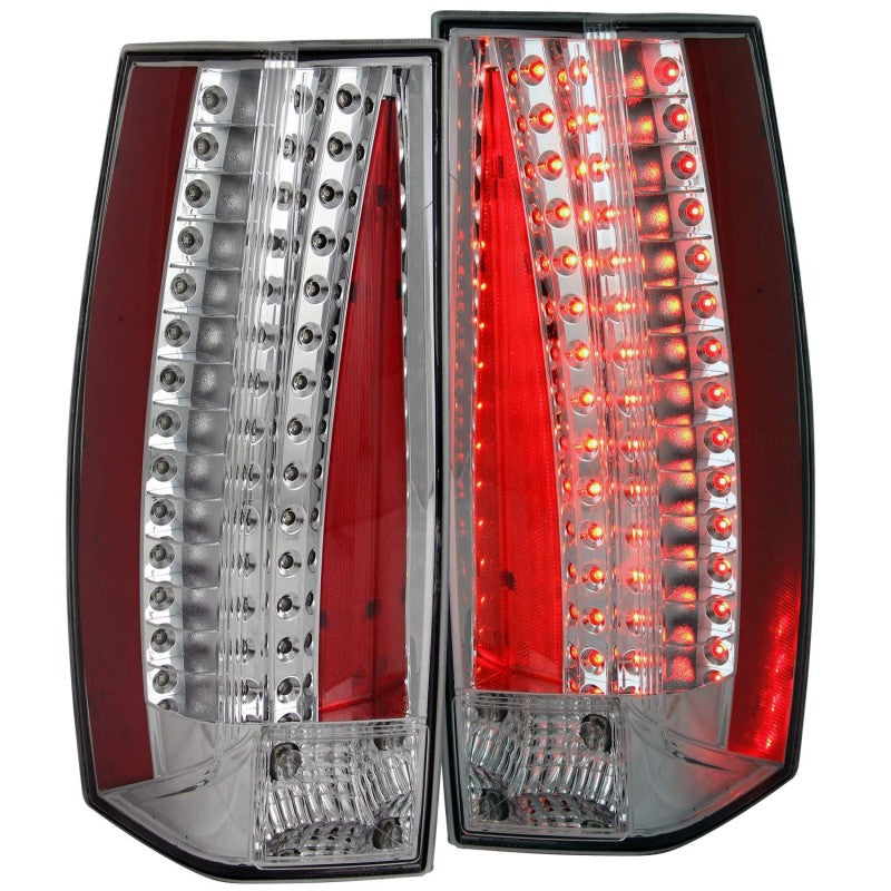 ANZO 2007-2011 Cadillac Escalade LED Taillights Chrome-SR1 Performance
