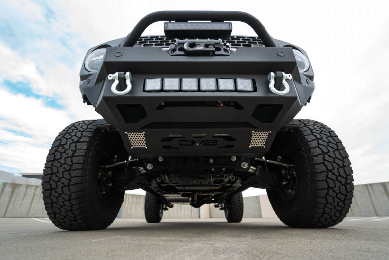 DV8 Offroad 21-22 Ford Bronco Front Skid Plate – High-Strength Steel Underbody Protection