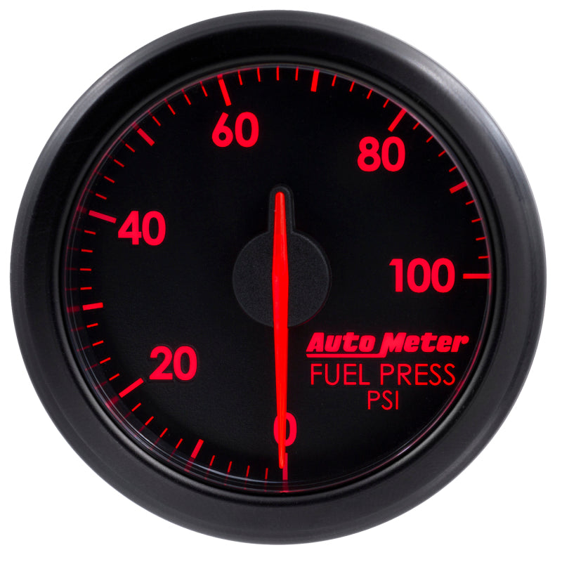 Autometer Airdrive 2-1/6in Fuel Pressure Gauge 0-100 PSI - Black-SR1 Performance