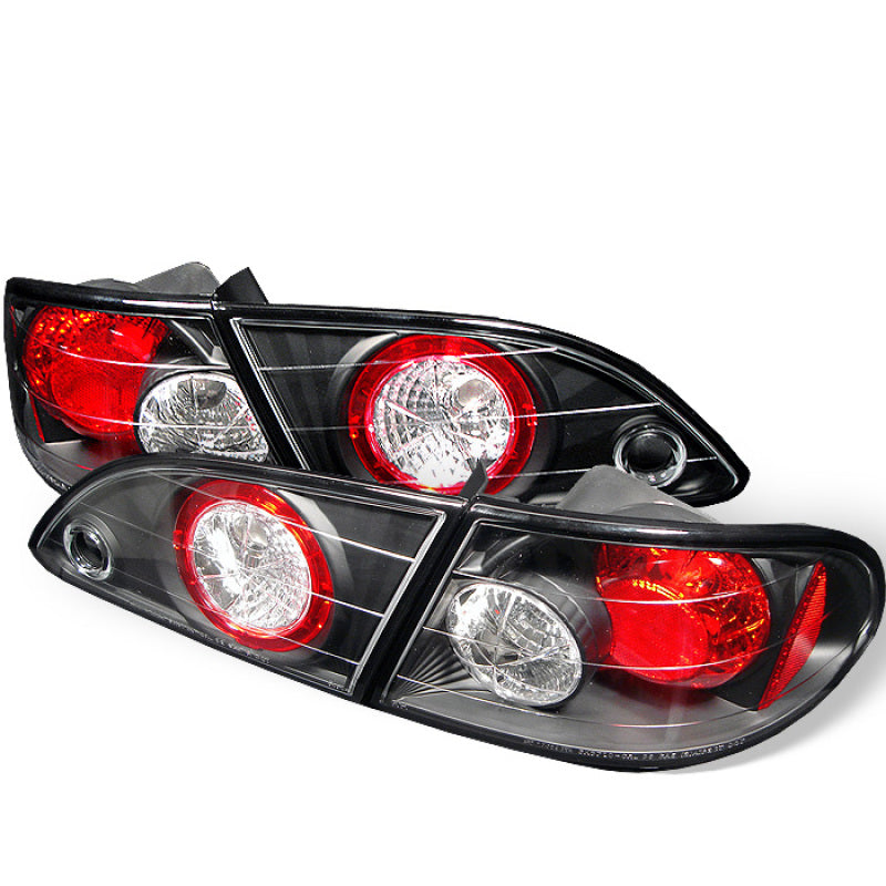 Spyder Toyota Corolla 98-02 Euro Style Tail Lights Black ALT-YD-TC98-BK-SR1 Performance