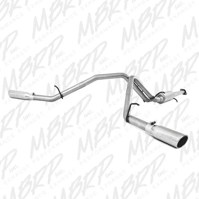 MBRP 2007-2008 Chev/GMC 1500 (Next Gen.) CC EC (excl. 8 bed) 4.8/5.3L/6.0L Cat Back Dual Split-SR1 Performance