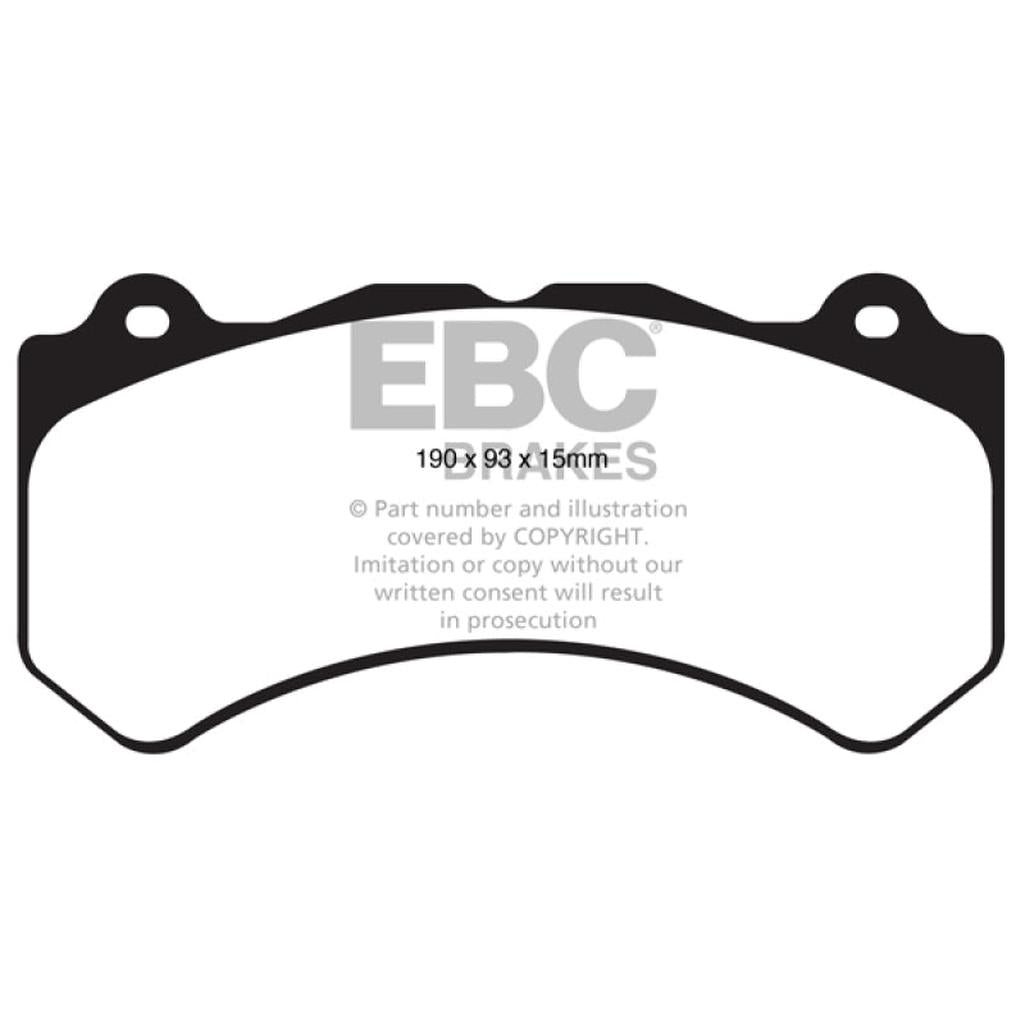 EBC Brakes Bluestuff NDX Full Race Brake Pads for Jeep Grand Cherokee, Dodge Challenger, Cadillac CTS – High Friction, Track-Ready Performance