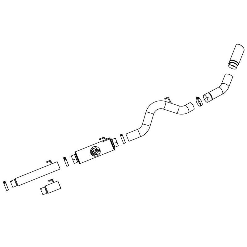 aFe MACHForce XP Exhaust 5in Cat-Back SS 04.5-07 Dodge Diesel Trucks L6-5.9L (td)-SR1 Performance