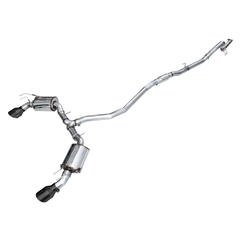 AWE Tuning 22+ Honda Civic Si/Acura Integra Touring Edition Catback Exhaust - Dual Diamond Black Tip-SR1 Performance