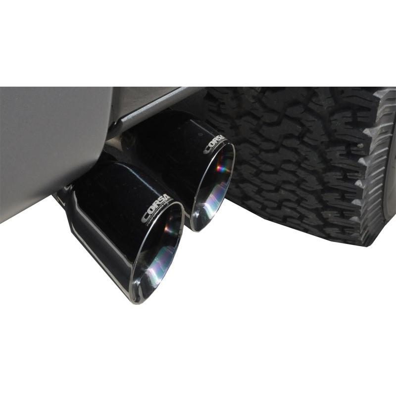 Corsa 2011-2014 Ford F-150 EcoBoost 3.5L V6 Black Sport Cat-Back Exhaust-SR1 Performance