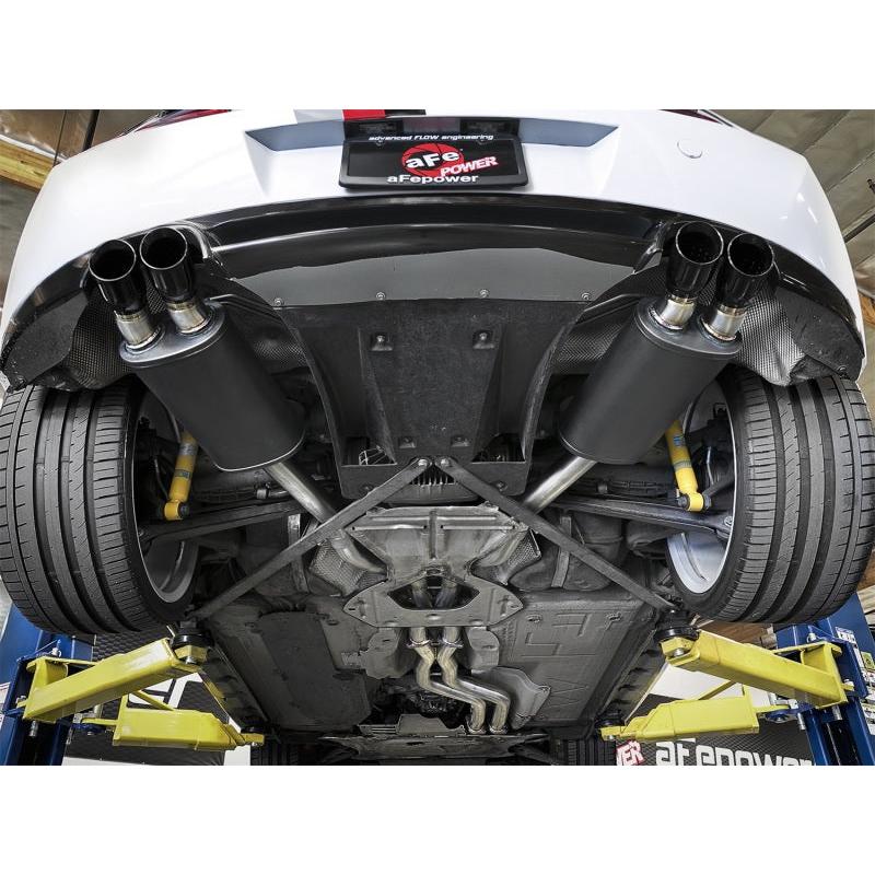 aFe MACH Force-Xp 2-1/2in 304 SS Cat-Back Exhaust w/ Black Tips 05-08 BMW Z4 M Coupe (E86) L6 3.2L-SR1 Performance