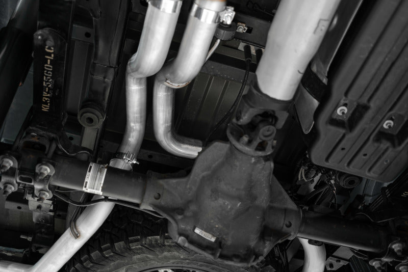 MBRP 17-20 Ford F-150 Raptor 3.5L Ecoboost Dual Rear Exit T409 3in Resonater Back Exhaust System-SR1 Performance