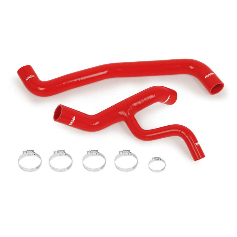 Mishimoto 97-04 Ford F-150 5.4L V8 (w/o Oil Cooler) Red Silicone Radiator Hose Kit-SR1 Performance