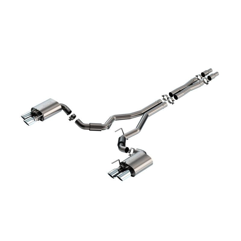 Borla 2024 Ford Mustang GT 5.0L V8 w/ Active Exhaust S-Type Cat-Back Exhaust System-SR1 Performance