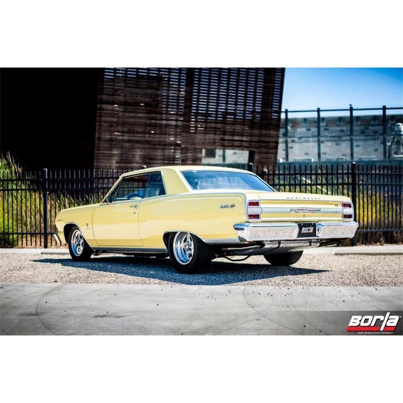 Borla CrateMuffler LS3 ATAK 2.25in Offset/Offset 14inx4.35inx9in Oval Muffler-SR1 Performance