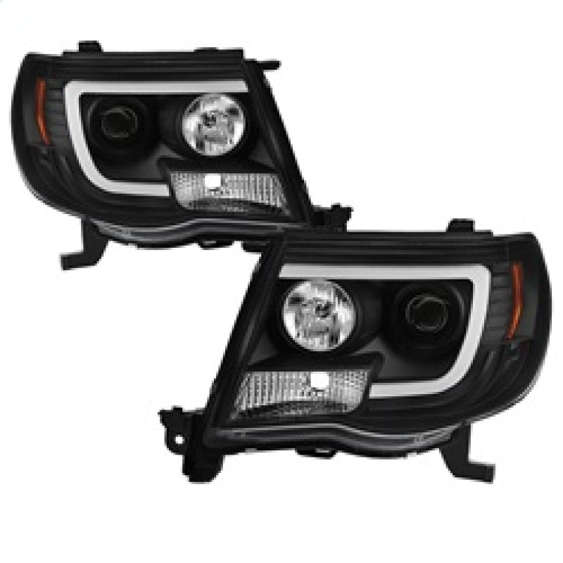 Spyder Toyota Tacoma 05-11 Projector Headlights - Light Bar DRL - Black PRO-YD-TT05V2-LB-BK-SR1 Performance