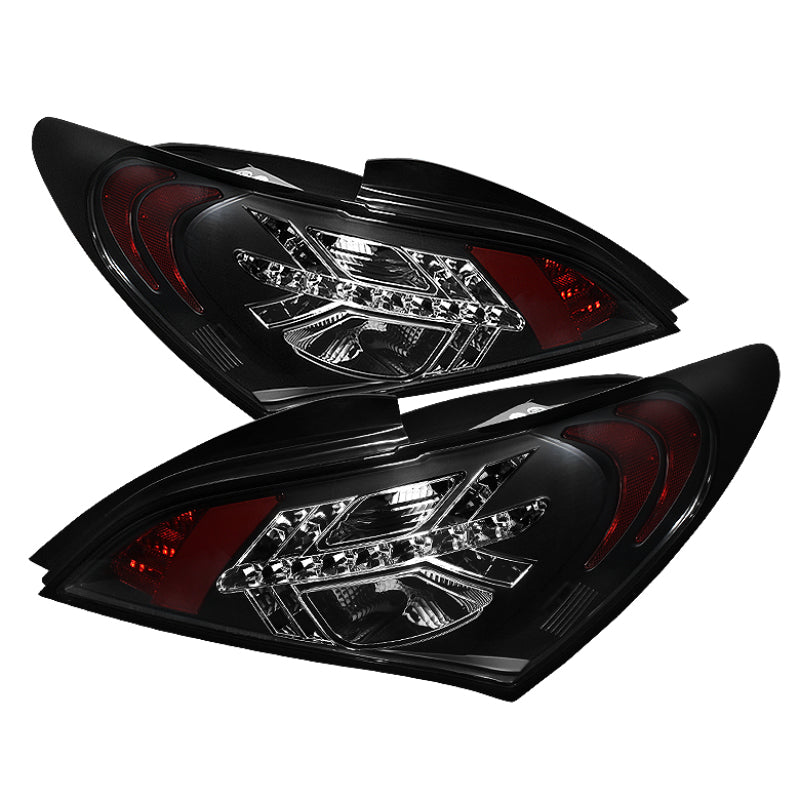 Spyder Hyundai Genesis 10-12 2Dr LED Tail Lights Black ALT-YD-HYGEN09-LED-BK-SR1 Performance