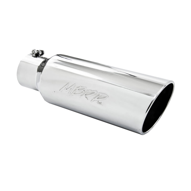 MBRP Universal Tip 6in OD Rolled End 4in Inlet 18in Length T304-SR1 Performance