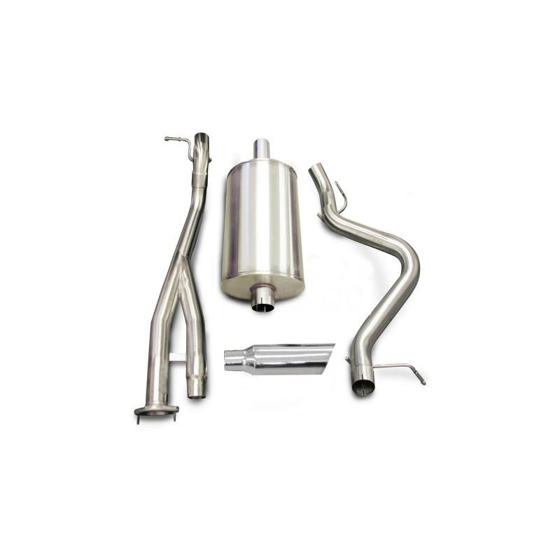 Corsa 2003-2007 -06 Chevrolet Silverado Short Bed SS 6.0L V8 Polished Sport Cat-Back Exhaust-SR1 Performance