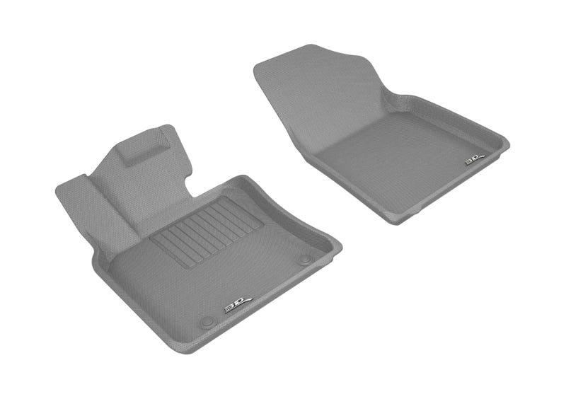 3D MAXpider 2018-2020 Toyota Camry Kagu 1st Row Floormat - Gray-SR1 Performance