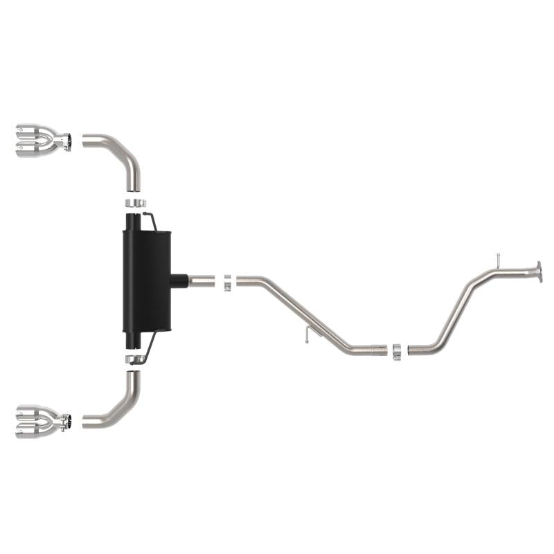 aFe 19-21 Lexus UX200 Takeda 2in - 2.5in. 304 SS Cat-Back Exhaust System w/ Polished Tip-SR1 Performance