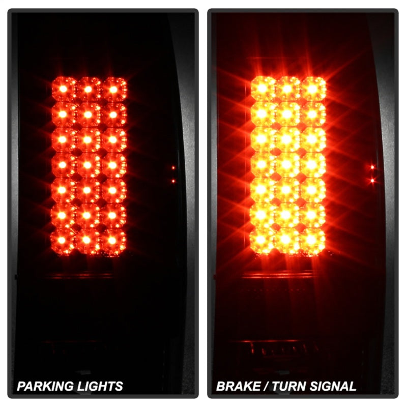 Spyder Ford Super Duty 08-15 LED Tail Lights Black ALT-YD-FS07-LED-BK-SR1 Performance