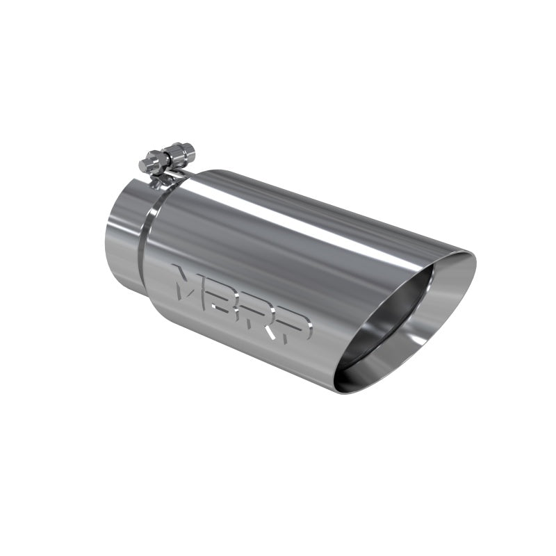 MBRP Universal Tip 5 O.D. Dual Wall Angled 4 inlet 12 length-SR1 Performance