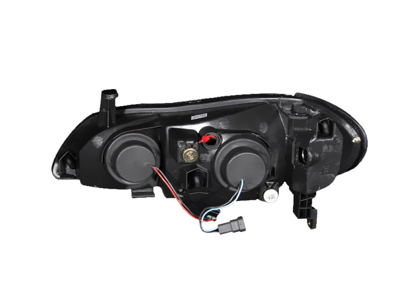 ANZO 2000-2004 Infiniti I30 Projector Headlights w/ Halo Black-SR1 Performance