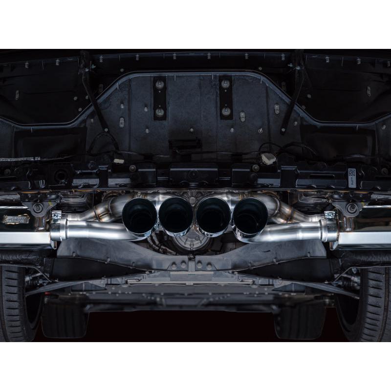 AWE 2023 C8 Corvette Z06 SwitchPath Cat-Back Exhaust - Diamond Black Tips-SR1 Performance