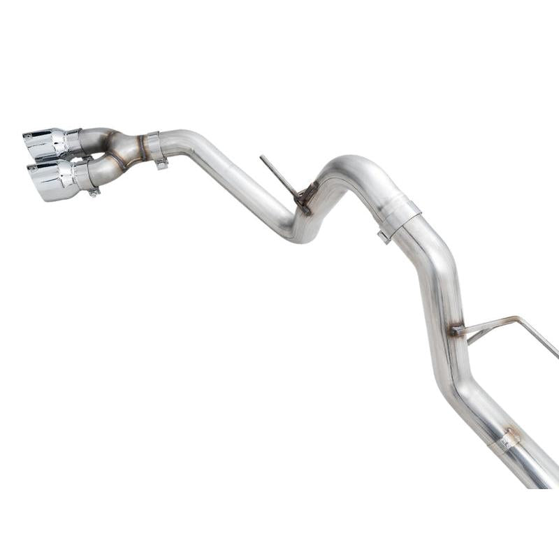 AWE 0FG 21+ Ford F150 Dual Side Exit Cat-Back Exhaust- 4.5in Chrome Silver Tips-SR1 Performance