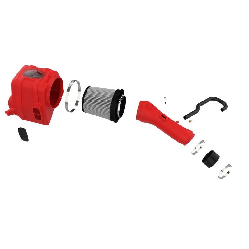 aFe 07-21 Toyota Tundra V8 5.7L Momentum GT Red Edition Cold Air Intake System w/ Pro DRY S Filter-SR1 Performance