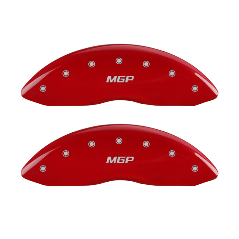 MGP Red Finish Aluminum Caliper Covers for Mercedes-Benz C350 (2008-2014) - Set of 4