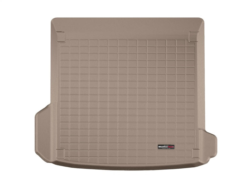 WeatherTech 2019+ Audi Q8 Cargo Liners - Tan | Full Trunk Protection with Raised Lip and Textured Finish