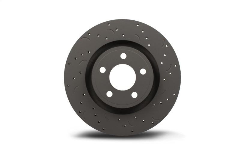 Hawk Talon 2010 Mitsubishi Lancer Evolution GSR AWD Drilled and Slotted Rear Brake Rotor Set-SR1 Performance