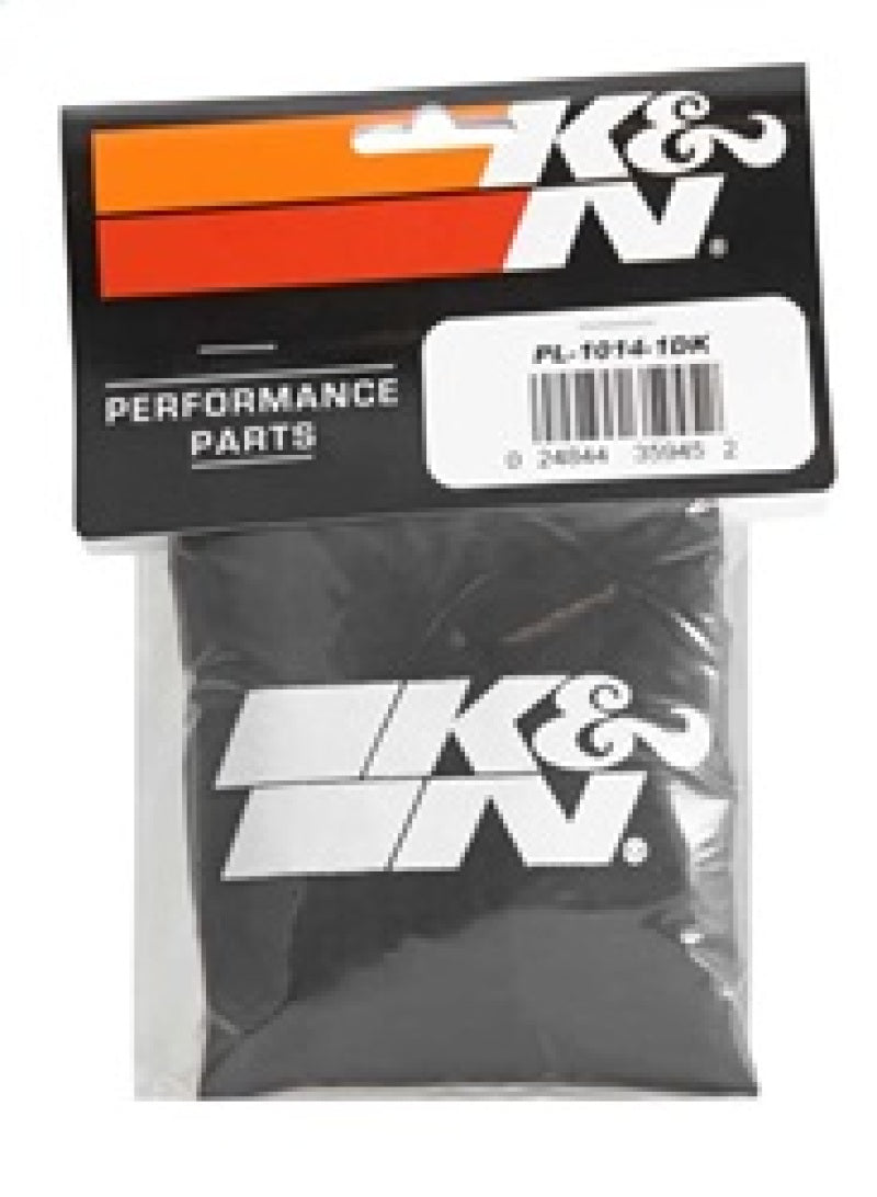 K&N Polaris Black Round Drycharger Air Filter Wrap 11.25inx3inx3in-SR1 Performance