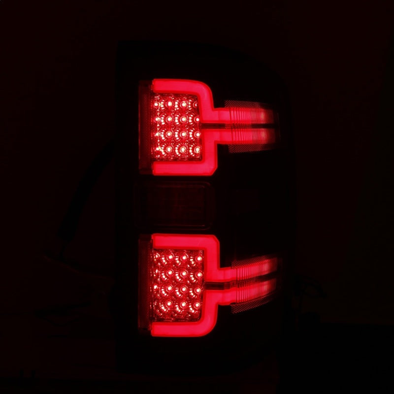 ANZO 2014-2018 Chevy Silverado 1500 LED Taillights Black-SR1 Performance