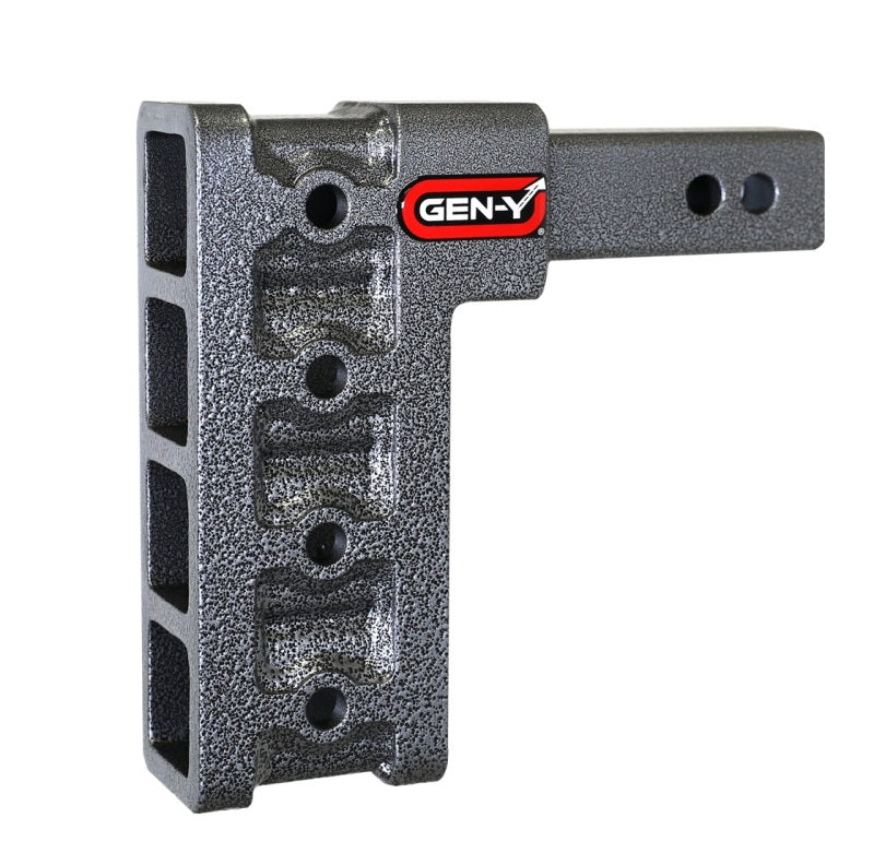 Gen-Y Mega Duty 2-inch Shank Adjustable Drop Hitch with 7.5-inch Drop and 10,000 lb Towing Capacity