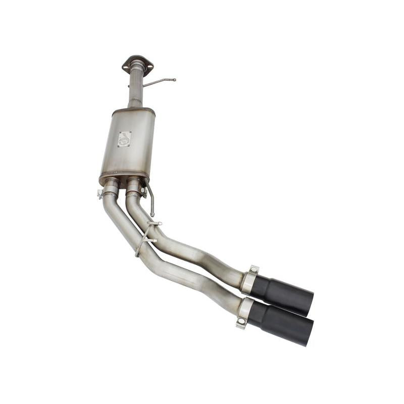 aFe Rebel Series Exhaust SS Front Side Exit CB w/ Black Tips 10-14 Ford F150 Ecoboost V8 6.2L-SR1 Performance