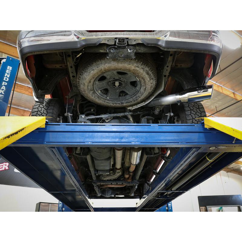 aFe MACHForce XP 4in Exhausts Cat-Back SS w/ Polished Tips 14-17 Dodge Ram 2500 V8-6.4L Hemi-SR1 Performance
