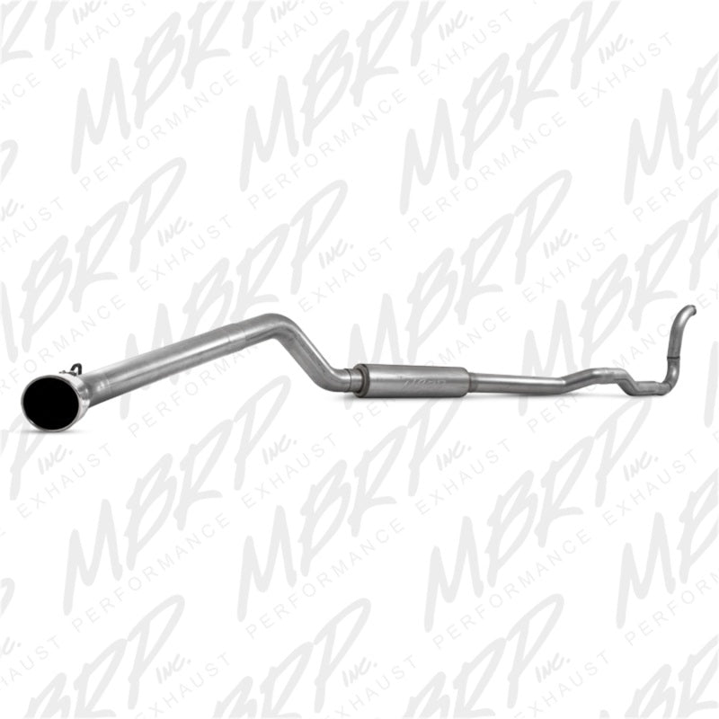 MBRP 88-93 Dodge 2500/3500 Cummins 4WD ONLY Turbo Back Single Side Exit Alum Exhaust System-SR1 Performance
