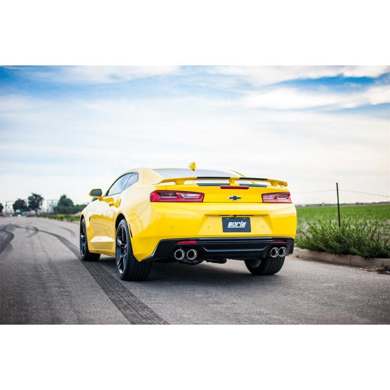 Borla 2016 Chevy Camaro 6.2L AT/MT S-Type Rear Section Exhaust w/o Dual Mode Valves-SR1 Performance