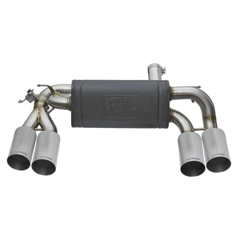 aFe MACHForce XP 3in - 2 1/2in Axle Back 304SS Exhaust w/ Polished Tips 16-17 BMW M2 (f87)-SR1 Performance