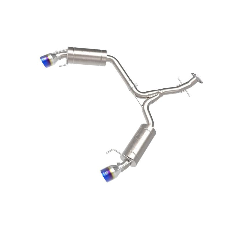 aFe POWER Takeda 06-13 Lexus IS250/IS350 SS Axle-Back Exhaust w/ Blue Flame Tips-SR1 Performance