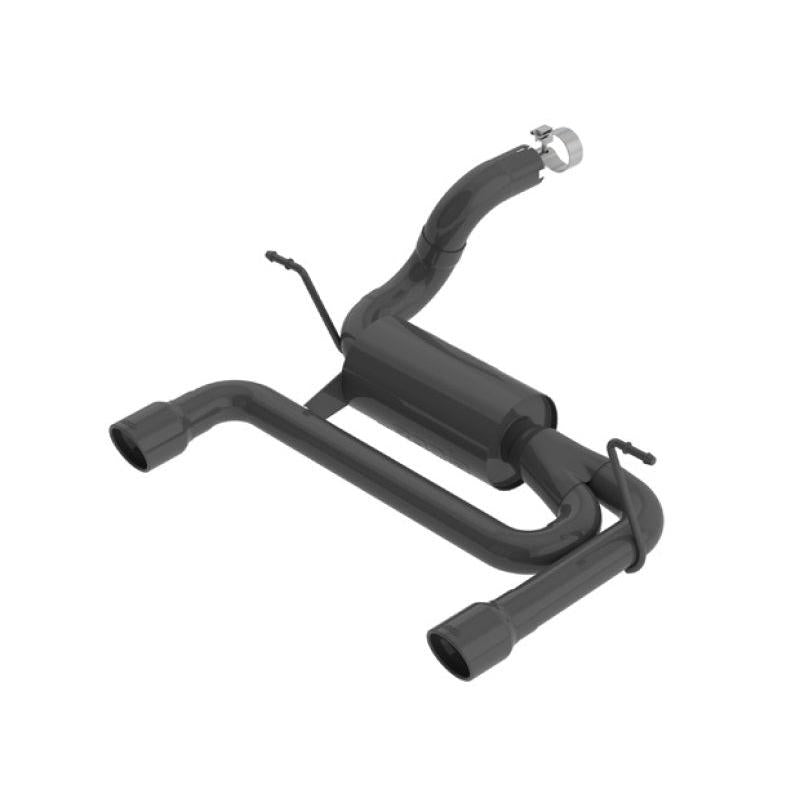 Borla 2018 Jeep Wrangler JL/JLU 3.6L 2DR/4DR ATAK SS Axle Back Black Coated Exhaust w/3.5in Tips-SR1 Performance