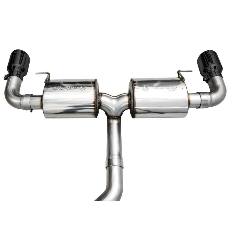 AWE 19-23 BMW 330i / 21-23 BMW 430i Base G2X Touring (Excl.Conv) Axle Back Exhaust - Diamond Black-SR1 Performance