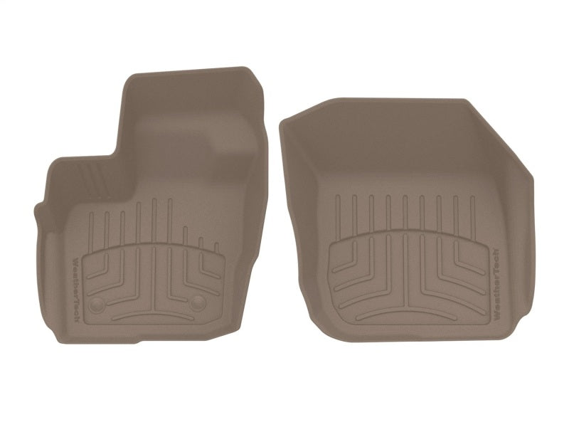 WeatherTech FloorLiner HP for 2013-2016 Lincoln MKZ and Ford Fusion – Tan, Front, Part #459611IM