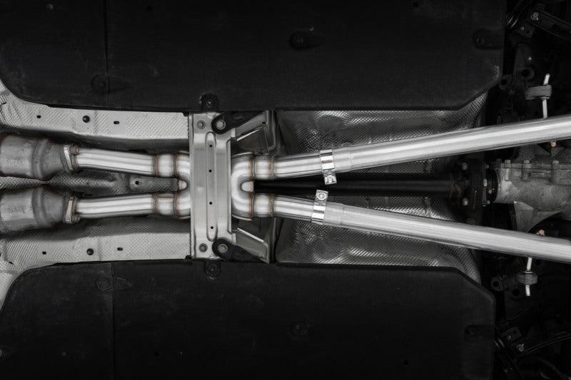 MBRP 2022 Kia Stinger 3.3L T304 SS Cat-Back Exhaust- Dual Split Rear Quad Outlet Uses Factory Bezels-SR1 Performance
