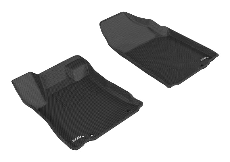 3D MAXpider 2016-2018 Nissan Altima Sedan Kagu 1st Row Floormat - Black-SR1 Performance