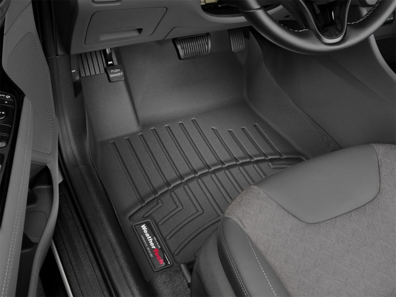 WeatherTech DigitalFit Front FloorLiner for Kia Niro (2017-2019), Black - Part #4410361