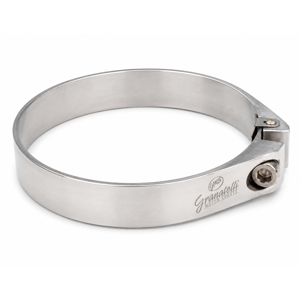 Granatelli Polished Billet Aluminum Hose Clamp 84.5mm 86.5mm Approximately