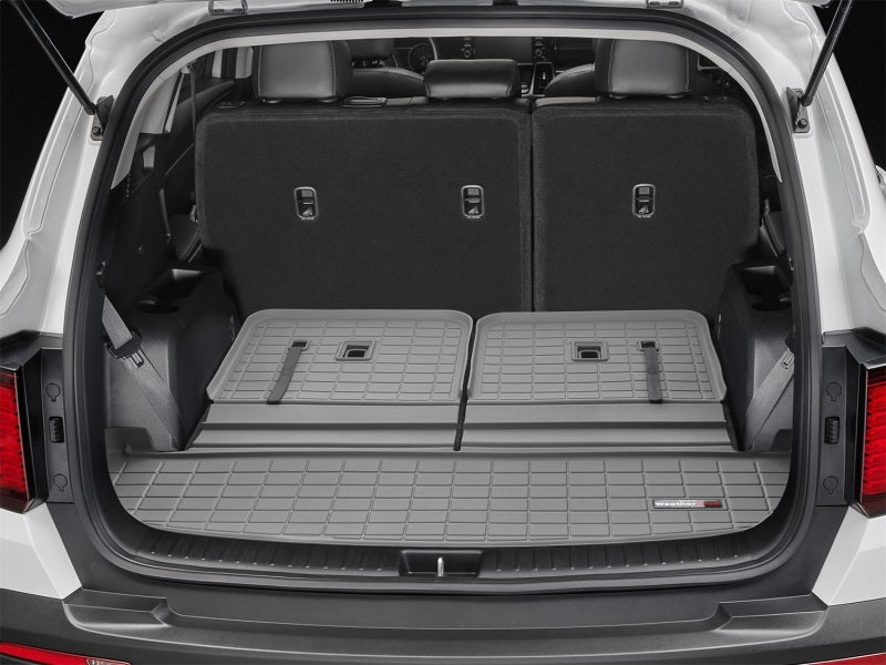 WeatherTech 2021+ Kia Sorento Cargo Liners - Grey | Complete Trunk Protection with Raised Lip and Textured Finish